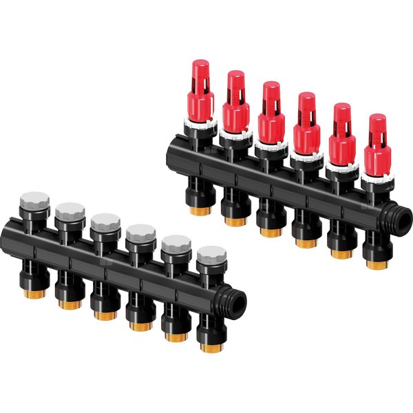 Uponor Vario PLUS rozdz. z przepływom. FM 6 x 3/4 Euro