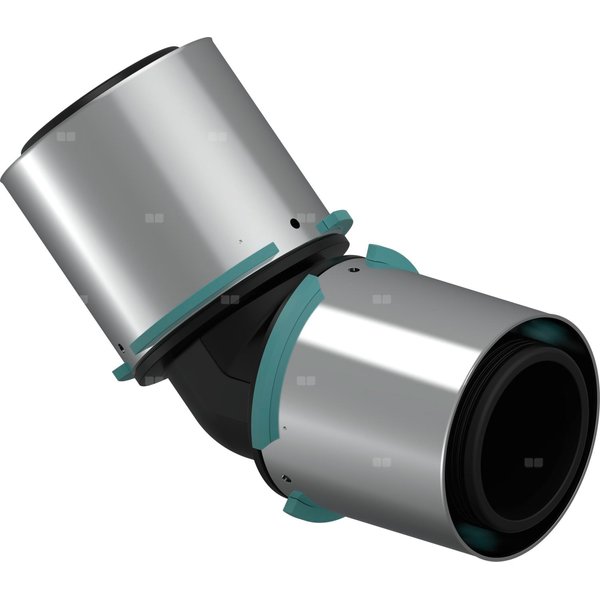 Uponor S-Press kolano 45st. PPSU 63-63