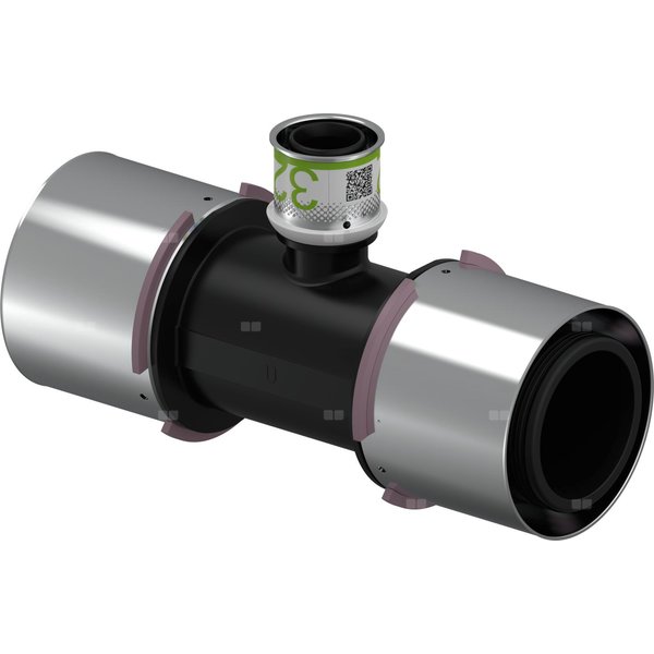 Uponor S-Press trójnik redukcyjny PPSU 75-32-75