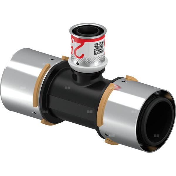 Uponor S-Press PLUS trójnik redukcyjny PPSU 50-25-50