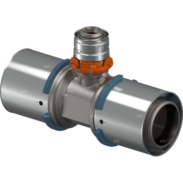 Uponor S-Press trójnik redukcyjny 40-25-40