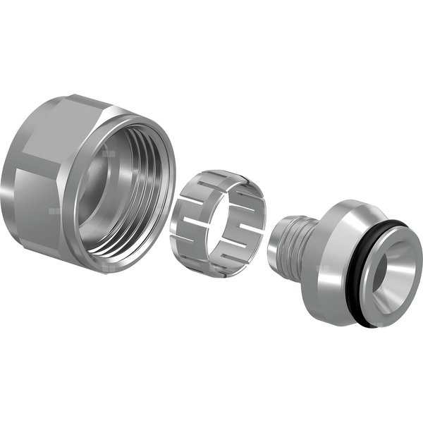 Uponor Flex-X złączka zaciskowa niklowana PEX 16 x 1,8/2,0-3/4'' FT Euro