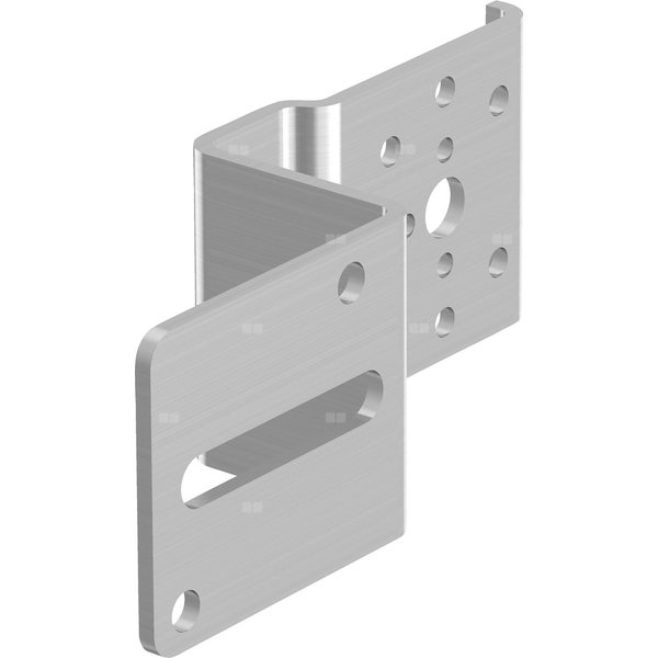 Uponor Smart Aqua pojedyncza płytka montażowa kątowa