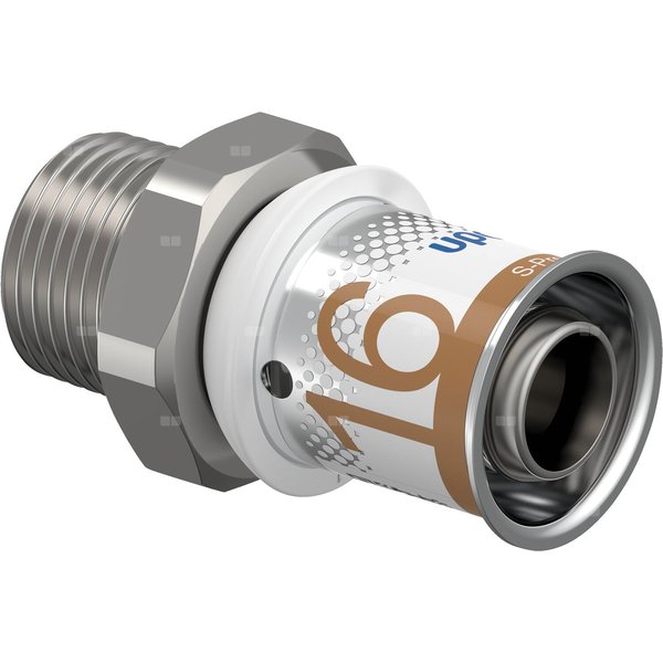 Uponor S-Press PLUS złączka z gwintem zewnętrznym 16-R3/8'' MT