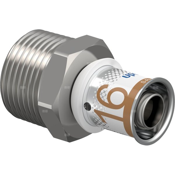 Uponor S-Press PLUS złączka z gwintem zewnętrznym 16-R3/4'' MT