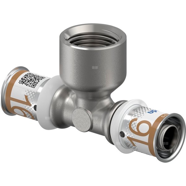 Uponor S-Press PLUS trójnik z gwintem wewnętrznym 16-Rp1/2'' FT-16