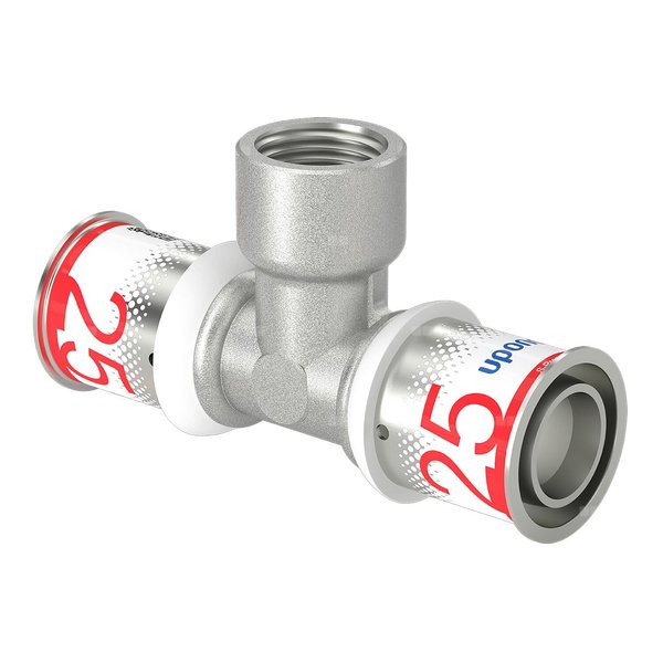 Uponor S-Press PLUS trójnik z gwintem wewnętrznym 25-Rp1/2'' FT-25