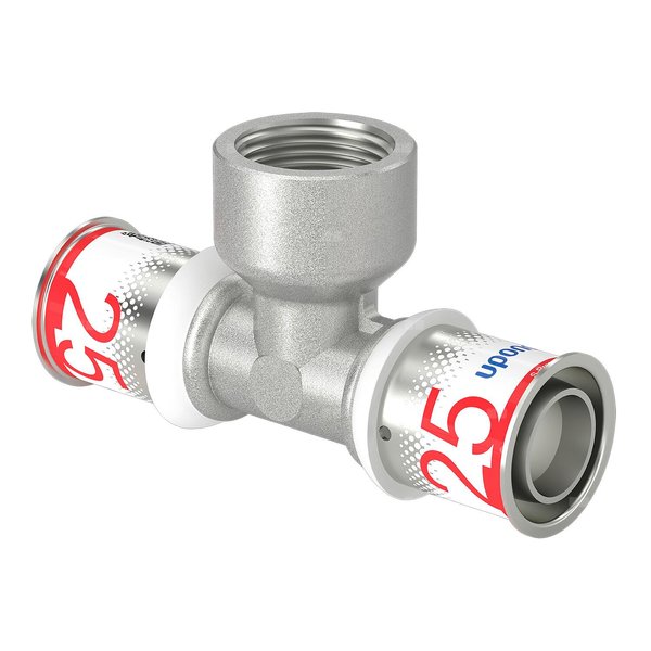 Uponor S-Press PLUS trójnik z gwintem wewnętrznym 25-Rp3/4'' FT-25