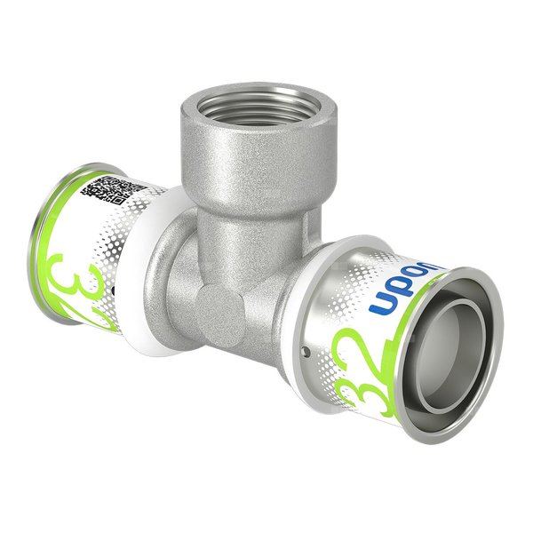 Uponor S-Press PLUS trójnik z gwintem wewnętrznym 32-Rp3/4'' FT-32
