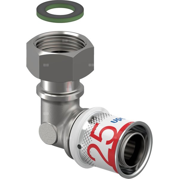 Uponor S-Press PLUS kolano z ruchomą nakrętką 25-G3/4'' SN
