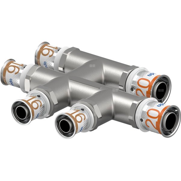 Uponor S-Press PLUS Radi trójnik krzyżakowy 20-16-16