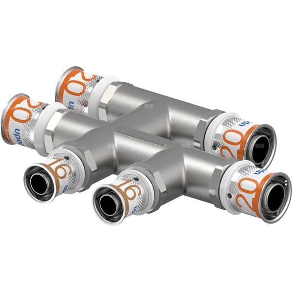 Uponor S-Press PLUS Radi trójnik krzyżakowy 20-16-20
