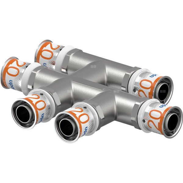Uponor S-Press PLUS Radi trójnik krzyżakowy 20-20-20