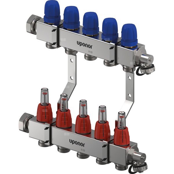Uponor Vario C rozdzielacz z przepływomierzem FM 5X