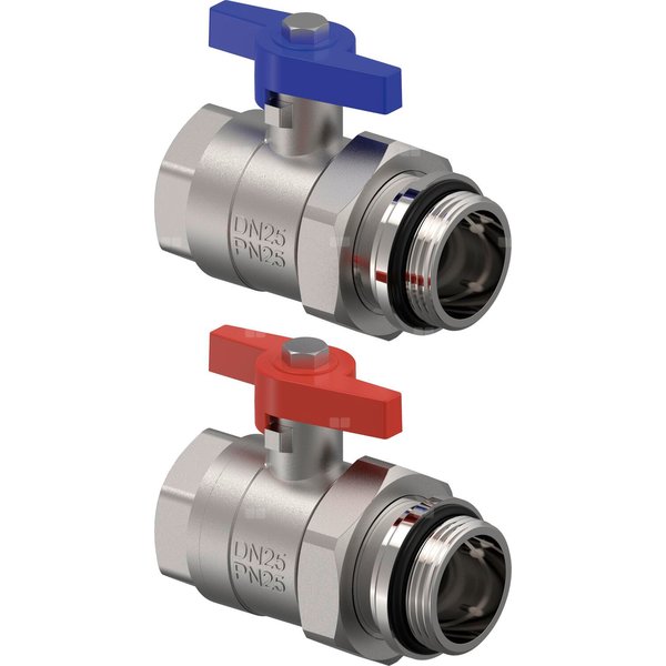 Uponor Vario zawór kulowy z ruchomą nakrętką NP