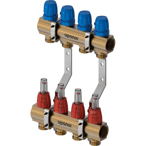 Uponor Vario B korpus rozdzielacza z przepł. FM 4X