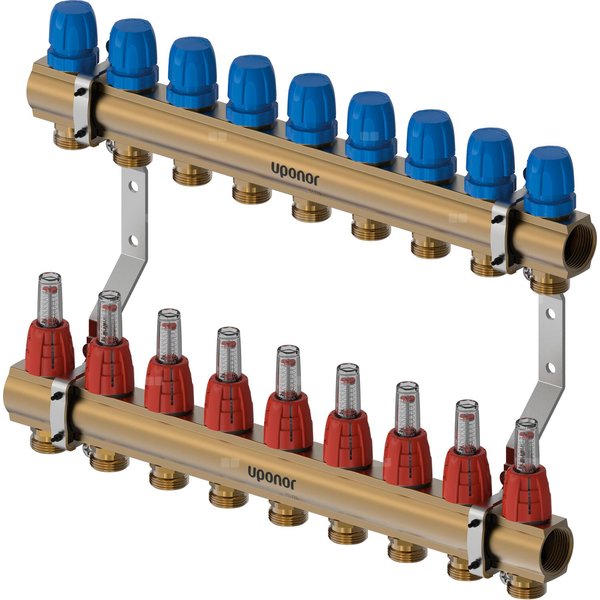 Uponor Vario B korpus rozdzielacza z przepł. FM 9X