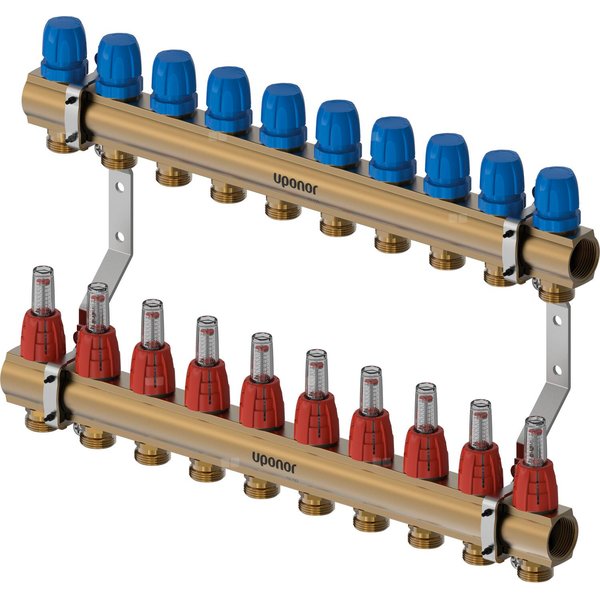 Uponor Vario B korpus rozdzielacza z przepł. FM 10X