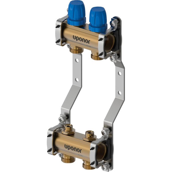 Uponor Vario B korpus rozdzielacza ze śrubą LS 2X