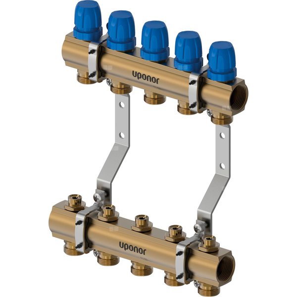 Uponor Vario B korpus rozdzielacza ze śrubą LS 5X