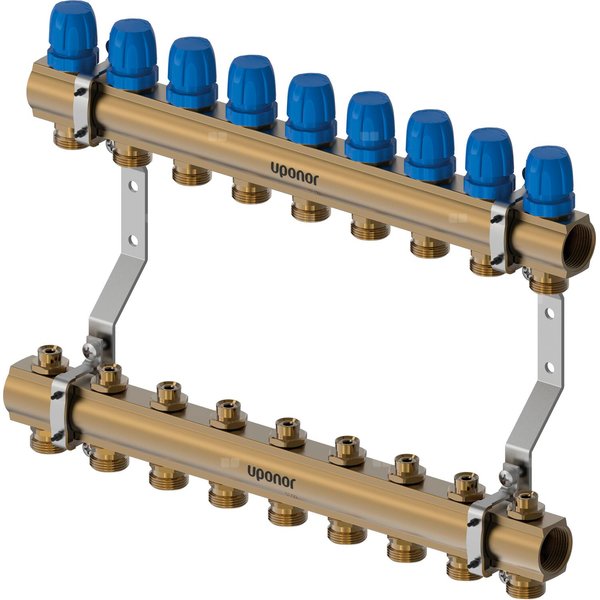 Uponor Vario B korpus rozdzielacza ze śrubą LS 9X