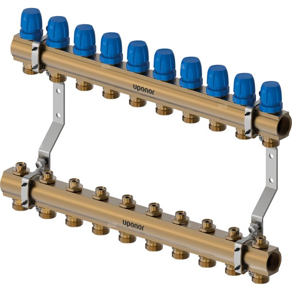 Uponor Vario B korpus rozdzielacza ze śrubą LS 10X