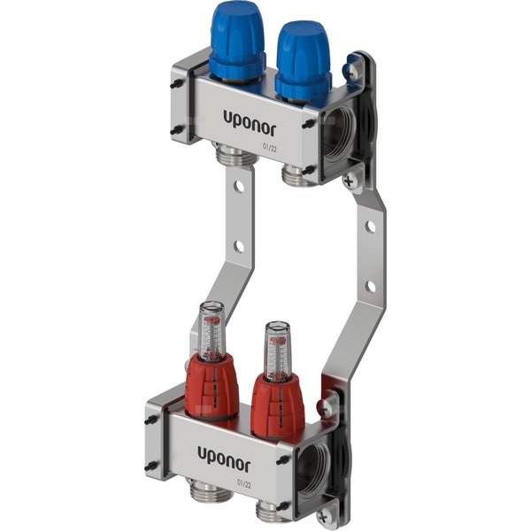 Uponor Vario C korpus rozdzielacza z przepł. FM 2X