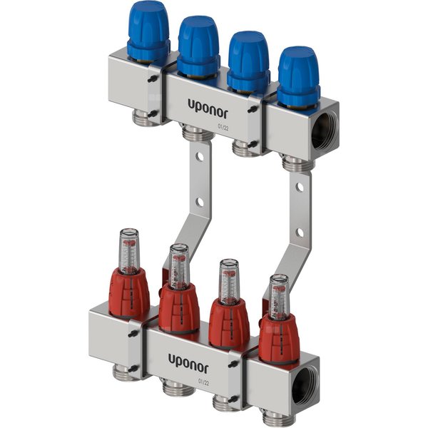 Uponor Vario C korpus rozdzielacza z przepł. FM 4X