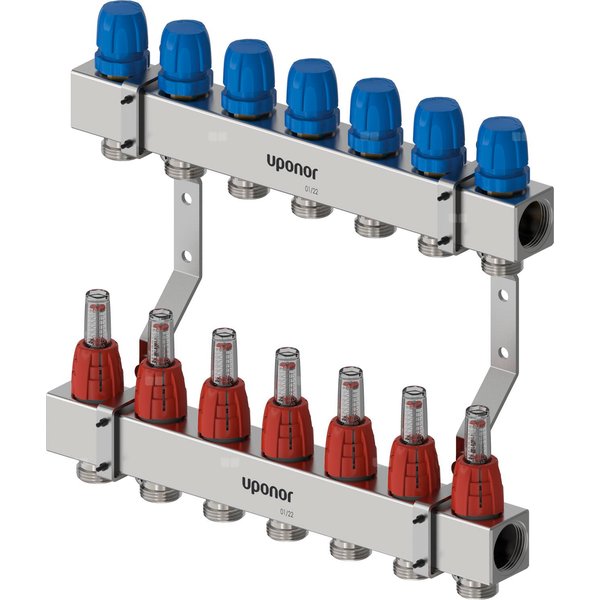 Uponor Vario C korpus rozdzielacza z przepł. FM 7X