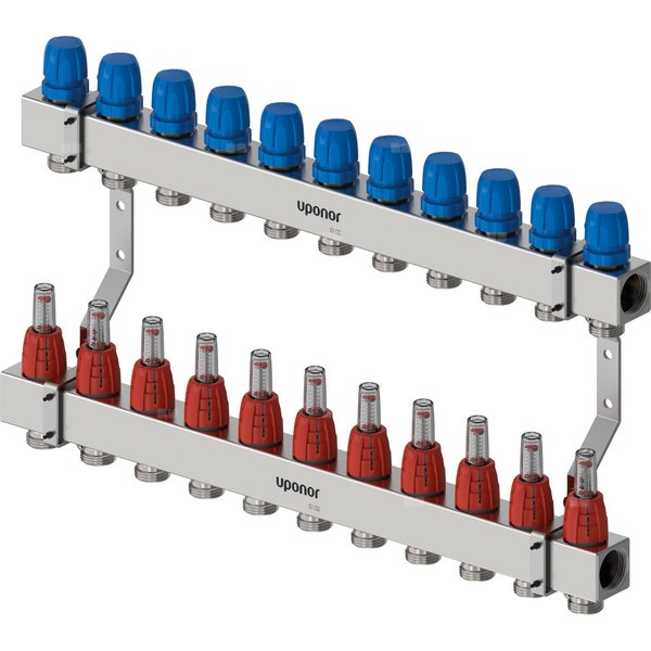 Uponor Vario C korpus rozdzielacza z przepł. FM 11X