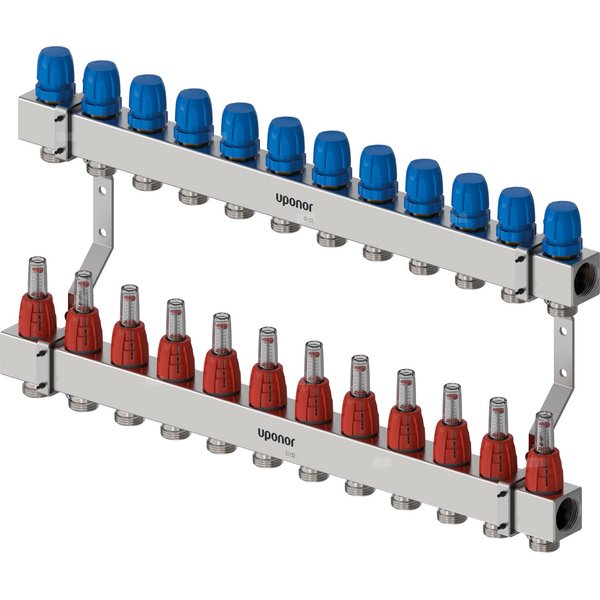 Uponor Vario C korpus rozdzielacza z przepł. FM 12X