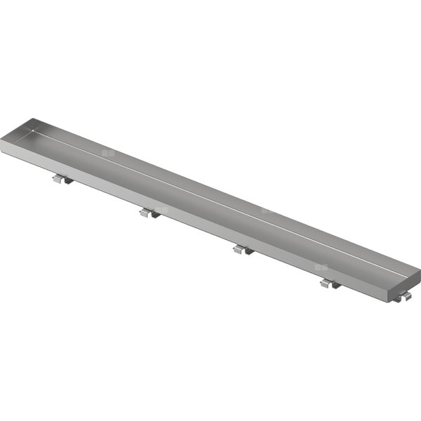 Uponor Aqua Ambient ruszt wpustu liniowego silver stone 1000 mm