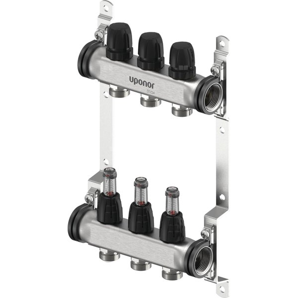 Uponor Vario S korpus rozdzielacza FM 3 x G3/4 EURO - G1