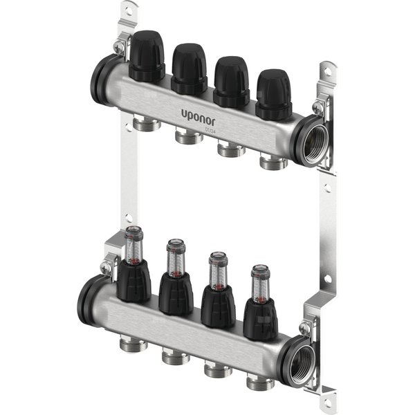 Uponor Vario S korpus rozdzielacza FM 4 x G3/4 EURO - G1