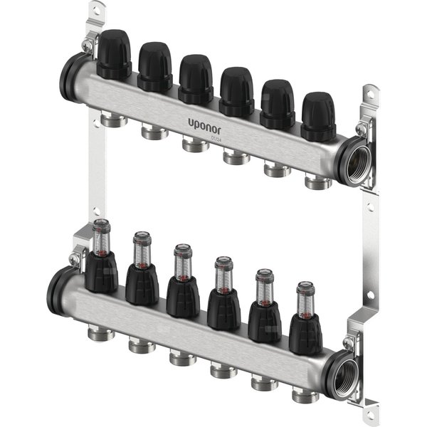Uponor Vario S korpus rozdzielacza FM 6 x G3/4 EURO - G1