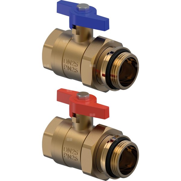 Uponor Vario zawór kulowy z ruchomą nakrętką B