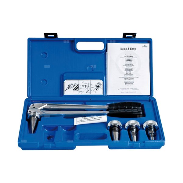 Uponor Q&E narzędzie ręczne, głowice S3,2 S5,0 16/20/25