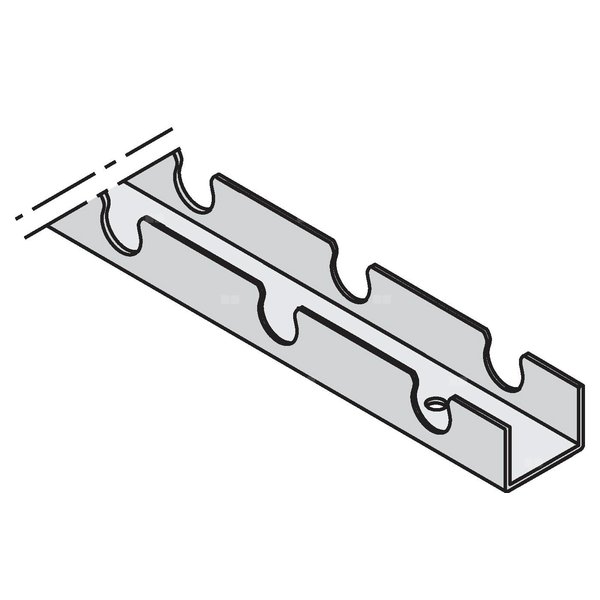 Uponor Fix szyna mocująca U-profil 14 mm c/c50 mm 2,5 m