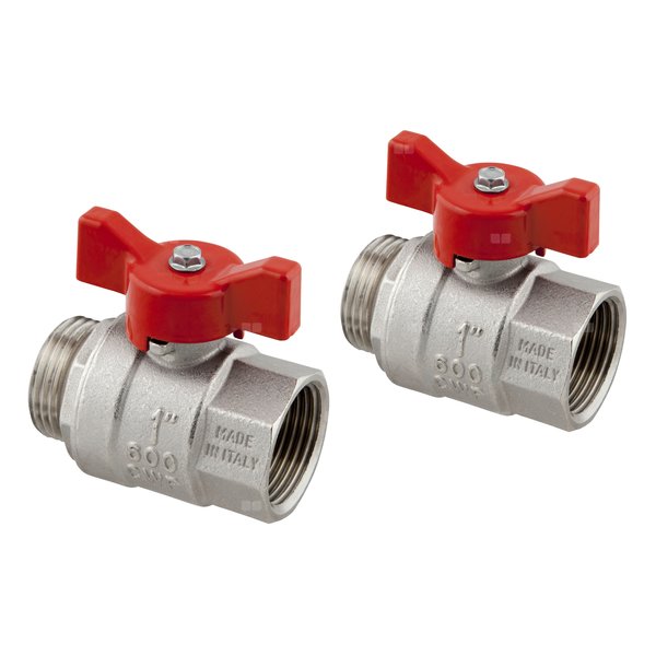 Uponor Vario zawór kulowy niklowany G1-G1