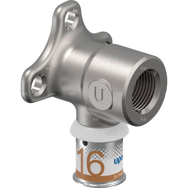 Uponor S-Press PLUS kolano naścienne M 16-Rp3/8'' FT