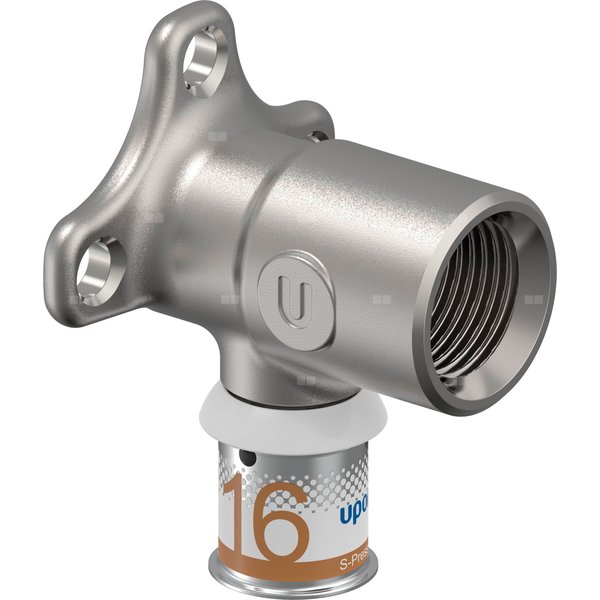 Uponor S-Press PLUS kolano naścienne L 16-Rp1/2'' FT
