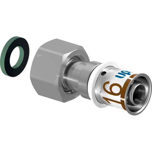 Uponor S-Press PLUS złączka z ruchomą nakrętką 16-G1/2'' SN