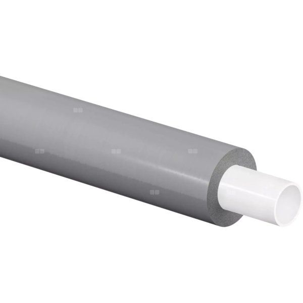 Uponor Combi Pipe rura PN 10 w szarej izolacji 6 mm 16 x 2,2 50 m
