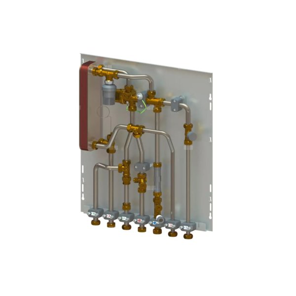 Uponor Combi Port M-Base Stacja mieszkaniowa RC 15 CB TL ZV NI