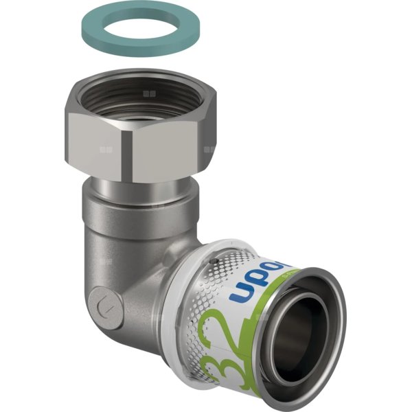 Uponor S-Press PLUS kolano z ruchomą nakr. 32-G1"SN