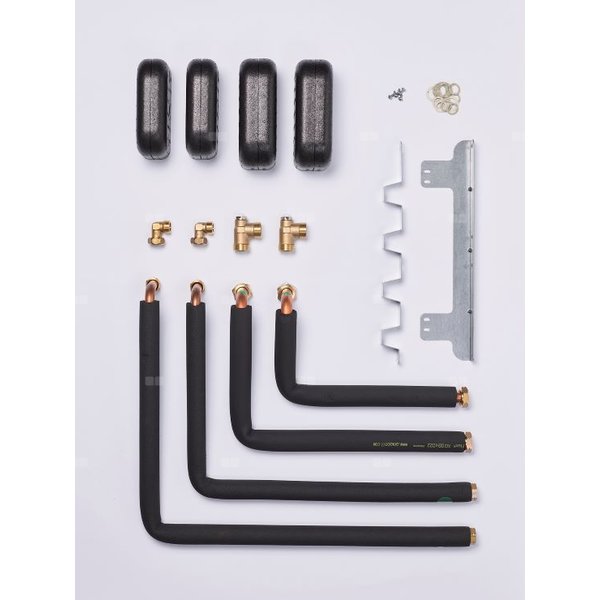 Zestaw podłączeniowy dla pomieszczeń 2,1m, izolowany, lewy