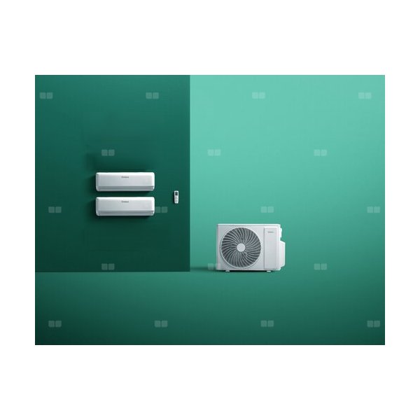 WAM1-040A2NO climaVAIR multi Zestaw multi z dwoma jednostkami ściennymi 2x2,1 kW wydajność chłodnicza 4,1 kW/, wydajność grzewcza 3,8 kW Klasa energetyczna na chłodzeniu/ogrzewaniu: A++/A+