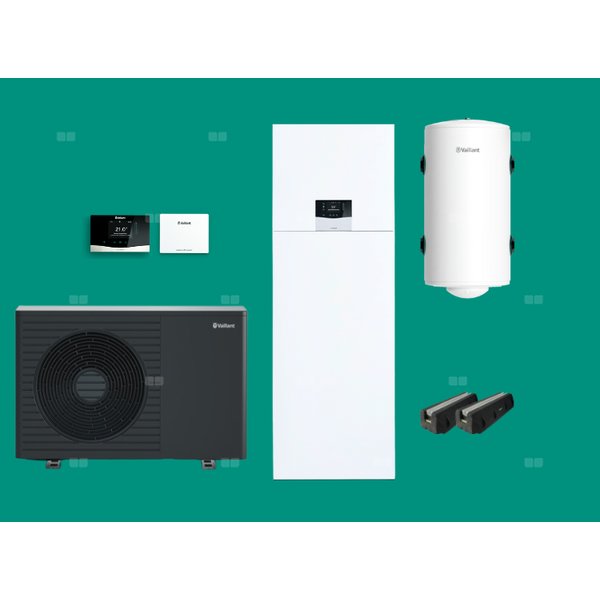 Pakiet pomp ciepła aroTHERM pro VWL 75/7.1+CG+VRC720 MI+VPRW50