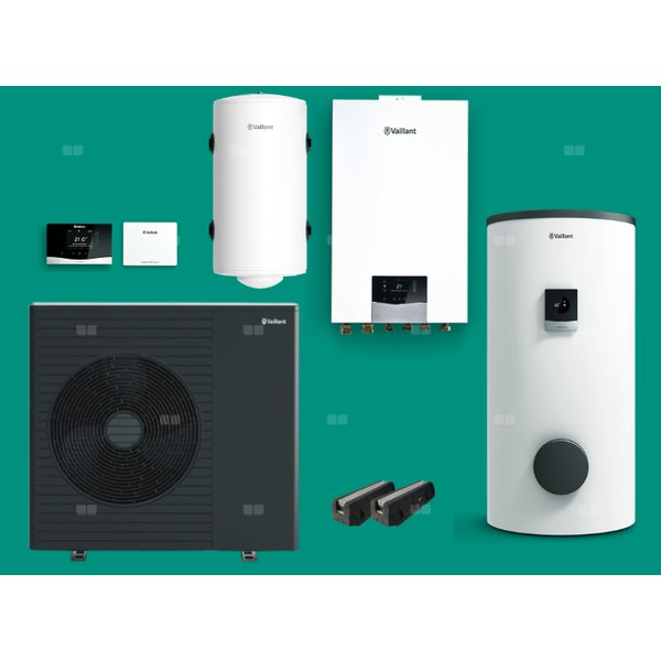 Pakiet pomp ciepła aroTHERM pro VWL115/7.1+MS+VRC720 MI+VIHRW300+VPRW100