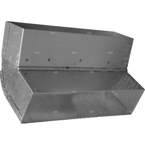 Kolano prostokątne pionowe 200 x 50 nastawne 45-90º "ściana-strop"